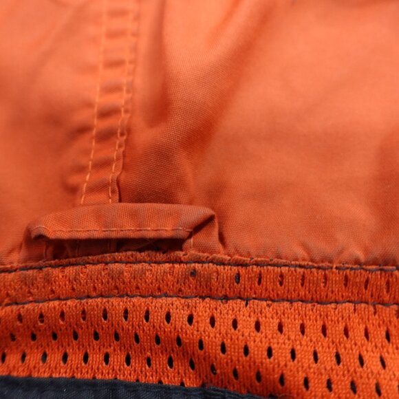 Vintage Structure Jacket Large Blue Anorak Nylon 1/4 Zip Cinch Waist - Picture 5 of 12